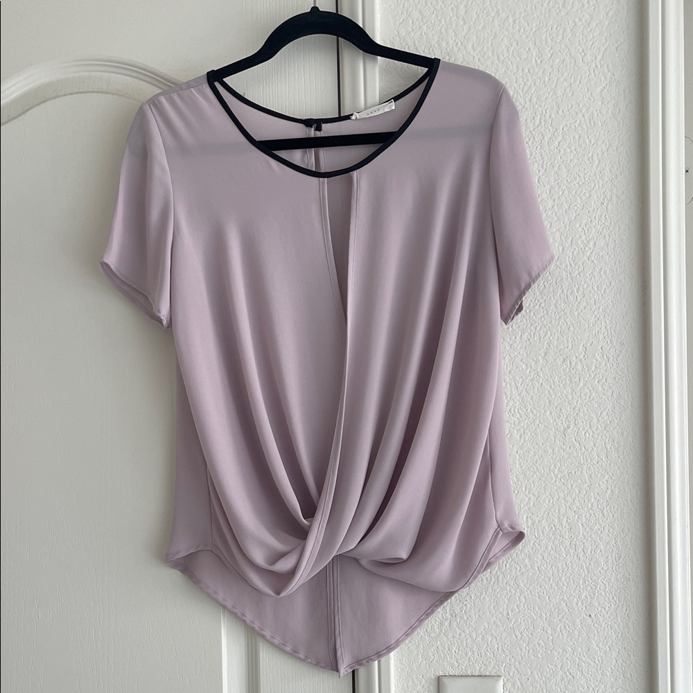 Lavender Short Sleeve Women's Top